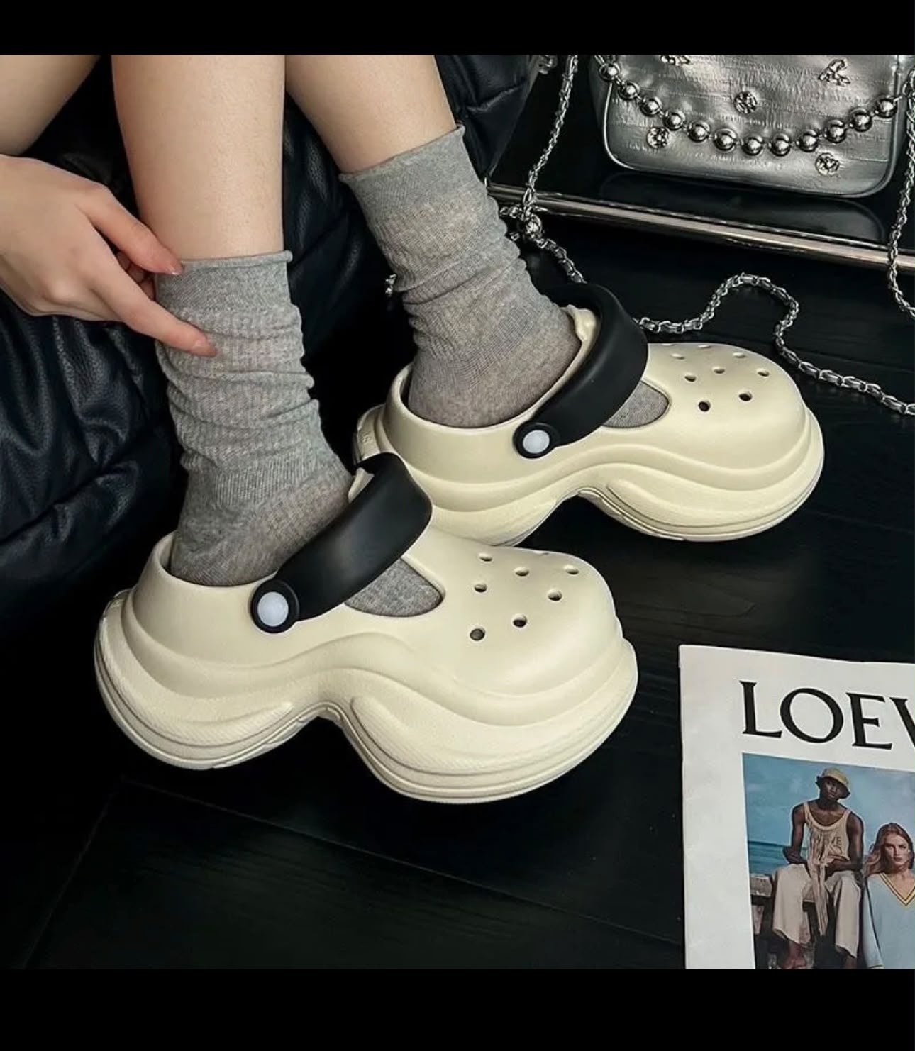 Women's platform clogs from our catalog