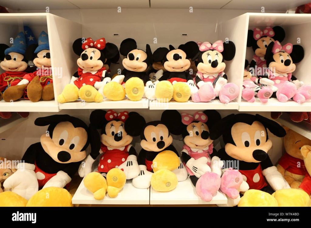 Mickey & Minnie Style Plush Toys