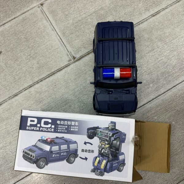 P.C. Super Police Transforming Robot Car