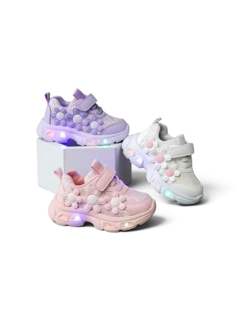 Toddler Flower LED Sneakers